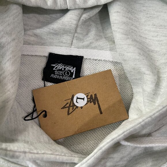 Stussy Psychedelic Hoodie In Gray Size L - Picture 6 of 9